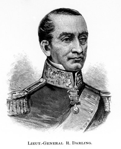Generale Sir Ralph Darling, soldato britannico e governatore coloniale, 1886 da WA Hirschmann