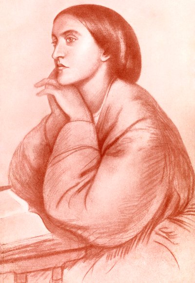 Christina Georgina Rossetti, poetessa inglese da WA Mansell