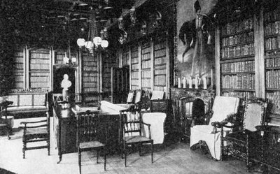 La biblioteca, Abbotswood da WA Mansell and Co