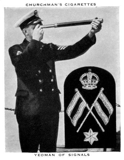 Yeoman dei segnali, 1937 da WA and AC Churchman