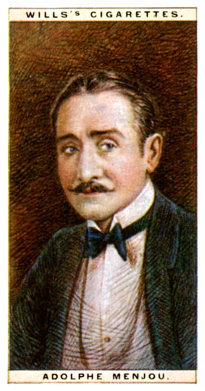 Adolphe Menjou, attore americano da WD and HO Wills