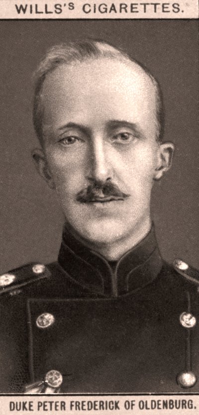 Duca Pietro Federico di Oldenburg, 1908 da WD and HO Wills