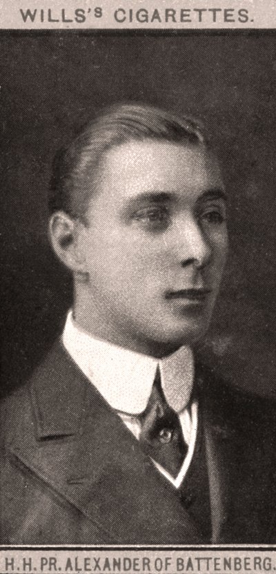 H.H, PR. Alessandro di Battenberg da WD and HO Wills