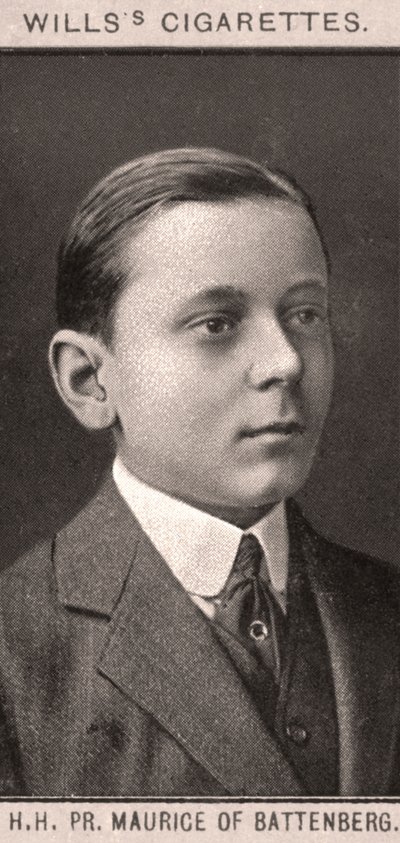 PR. Maurice di Battenberg, 1908 da WD and HO Wills
