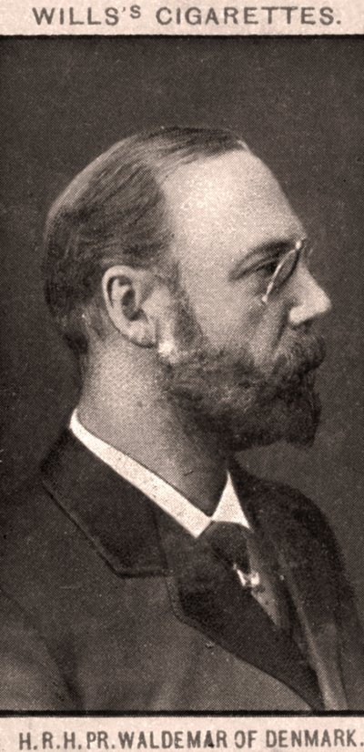 Principe Valdemaro di Danimarca, 1908 da WD and HO Wills