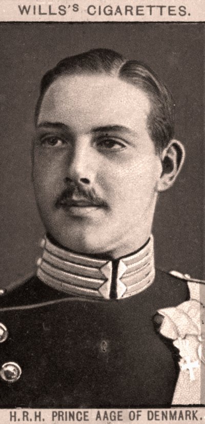 S.A.R. Principe Aage di Danimarca, 1908 da WD and HO Wills