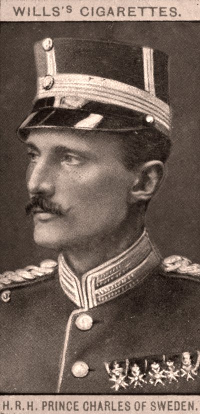 S.A.R. Principe Carlo di Svezia, 1908 da WD and HO Wills