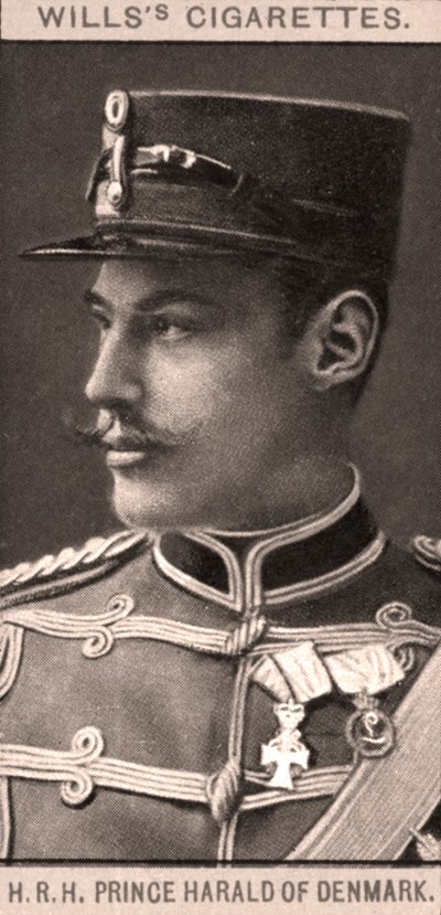 S.A.R. Principe Harold di Danimarca, 1908 da WD and HO Wills