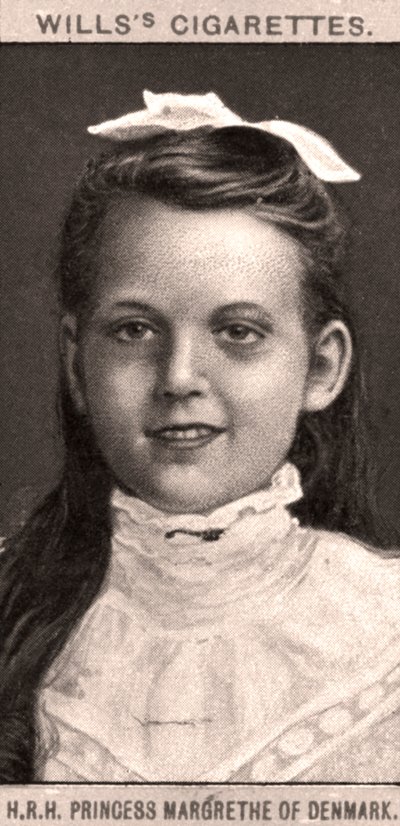 S.A.R. Principessa Margrethe di Danimarca, 1908 da WD and HO Wills