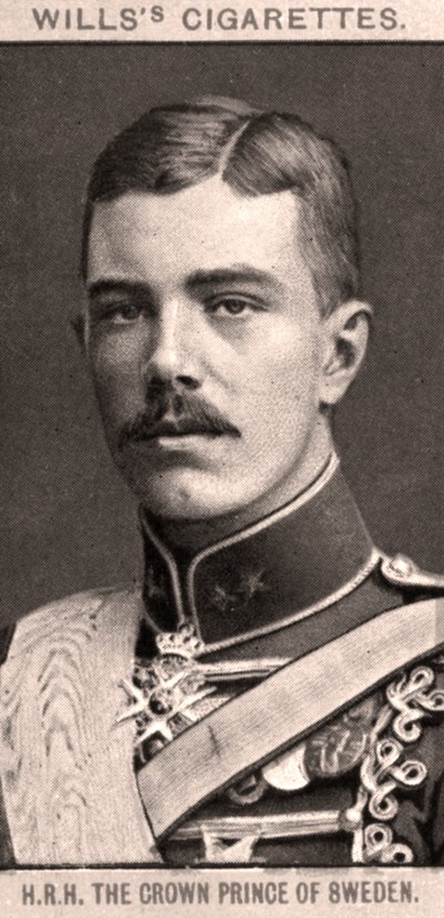 S.A.R. il Principe Ereditario di Svezia, 1908 da WD and HO Wills