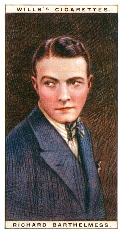 Richard Barthelmess, star del cinema americano da WD and HO Wills