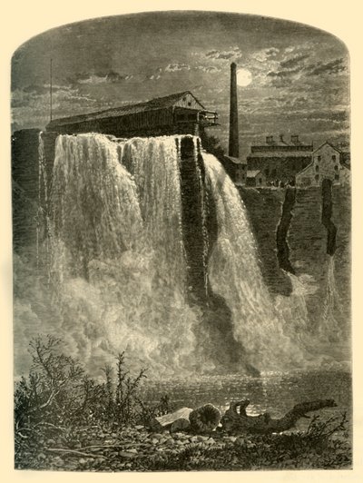 Lato Ovest, Cascate Superiori del Genesee, 1874 da W.H. Morse