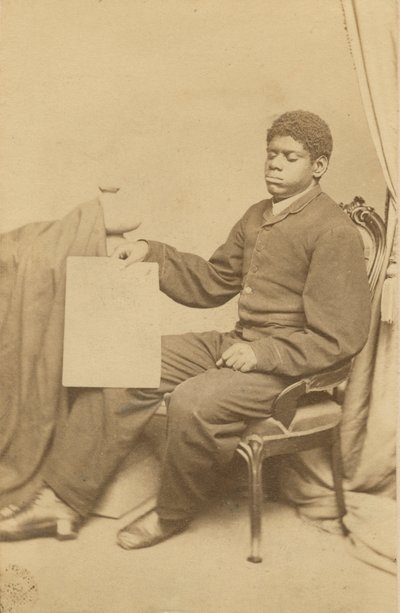 Carte-de-visite di Thomas Wiggins, noto anche come Blind Tom, ca. 1870 da WL Germon