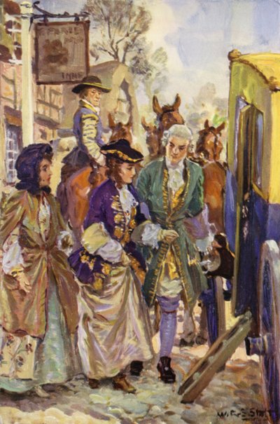 "Sua Signoria condusse le signore nel veicolo" da W.R.S. (after) Stott
