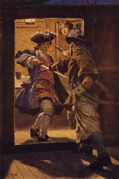 Illustrazione per Kidnapped da W.R.S. (after) Stott
