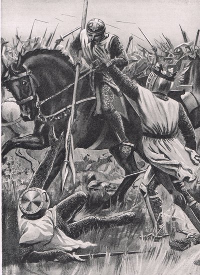 "Fermati, sono Enrico di Winchester, tuo Re", illustrazione da 
