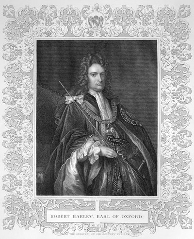 Ritratto di Robert Harley, Conte di Oxford da W.T. Mote