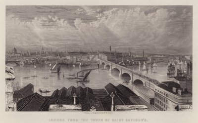 Londra dalla Torre di Saint Saviour