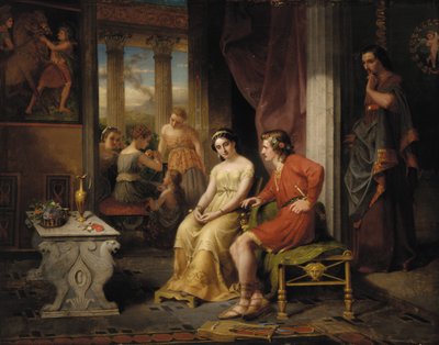 Gli ultimi giorni di Pompei: Glauco e Ione da W. Colby