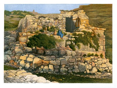 Il pozzo di En-Rogel, Gerusalemme, c. 1870 da W. Dickens