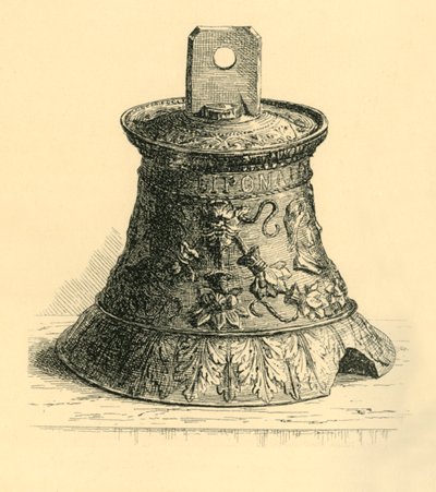 Campana a mano in bronzo, c1530-c1570, 1881 da W. E. Mackaness