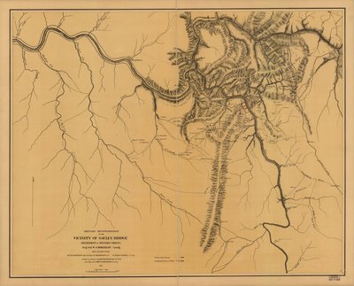 Ricognizione militare nei pressi di Gauley Bridge, Dipartimento della Virginia occidentale, Brig. Genl. W. S. Rosecrans, comd