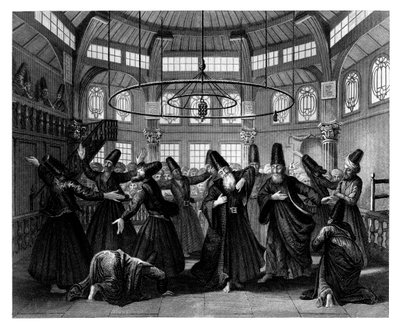 La danza dei dervisci, c1870 da W. Forrest