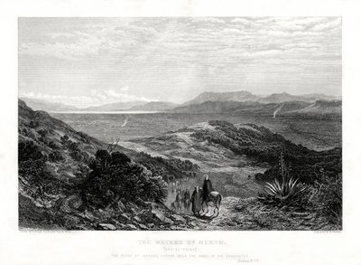 Le acque di Merom, Palestina, 1887 da W. Forrest