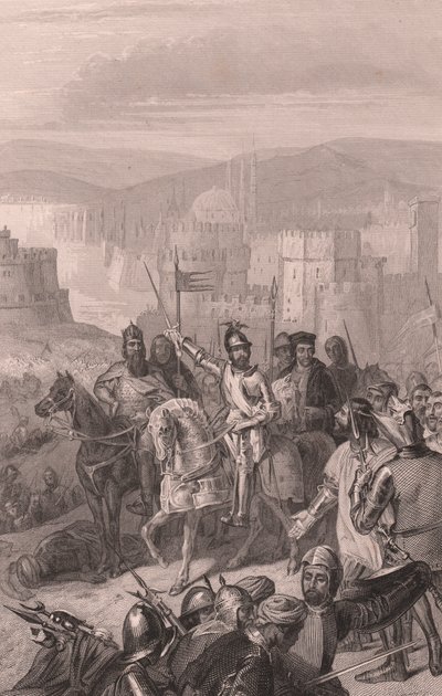 Il maresciallo de Boucicault costringe il sultano Bayezid a fermare l