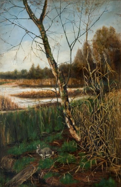 Autunno a Olton Mill, XIX secolo da W. H. Middleton