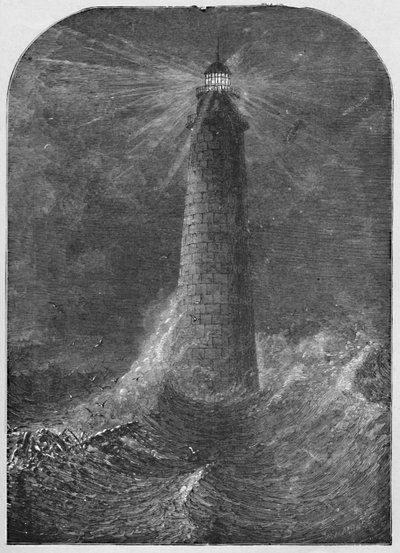 Faro di Minots Ledge, Massachusetts, 1877, 1883 da W. H. Morse