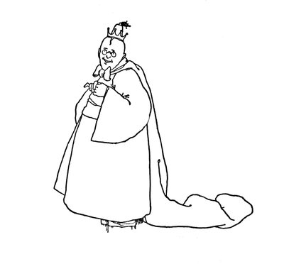 Ma facciamoci una risata, disse il re, c1930 da William Heath Robinson