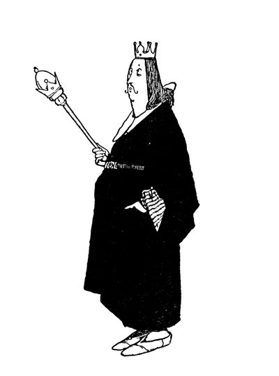 Non dico nulla per il momento, osservò il re, c. 1930 da William Heath Robinson