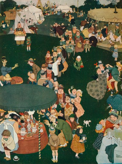 Il giorno della fiera, XIX secolo, 1925 da William Heath Robinson
