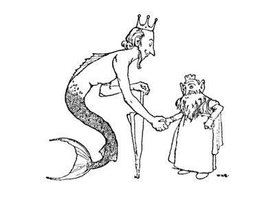 Il Re del Mare deve essere invitato per primo, c1930 da William Heath Robinson