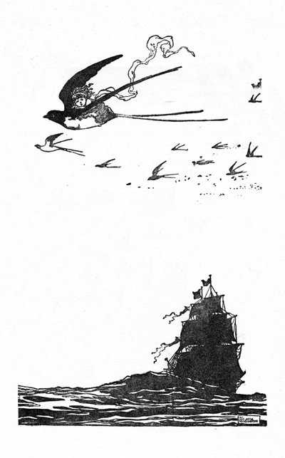 La rondine volò in alto nell