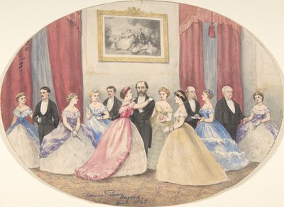 Ricevimento britannico a Baghdad, 1865 da W Henry Pierson