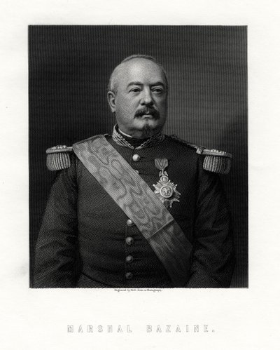 Achille François Bazaine, maresciallo di Francia, XIX secolo da W. Holl