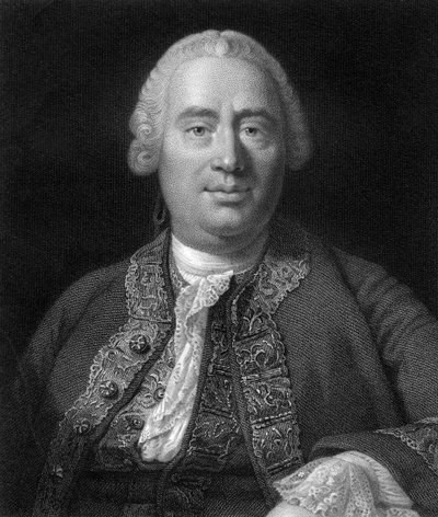 David Hume, filosofo, economista e storico scozzese del XVIII secolo, 1845 da W. Holl