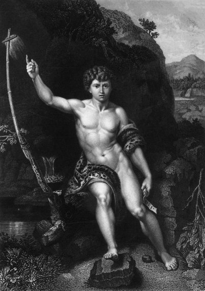 Io sono la voce di uno che grida nel deserto, XIX secolo da W. Holl