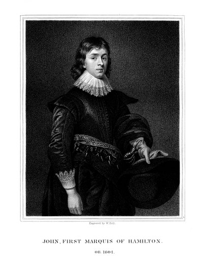 John Hamilton, 1° Marchese di Hamilton, 1825 da W. Holl