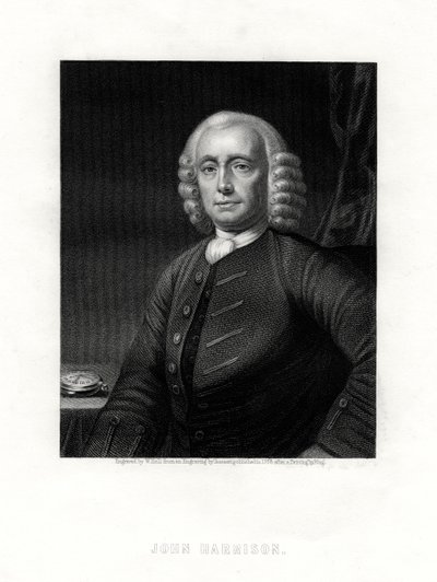 John Harrison, orologiaio inglese, XIX secolo da W. Holl