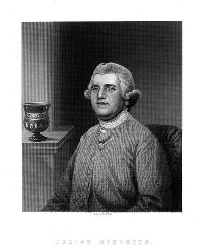 Josiah Wedgwood, industriale e ceramista inglese da W. Holl