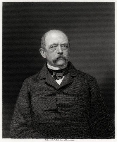 Otto von Bismarck, statista tedesco da W. Holl