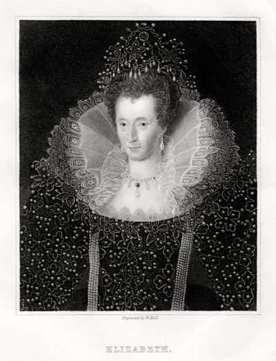 Regina Elisabetta I da W. Holl
