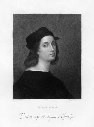 Raffaello, maestro pittore fiorentino, 1834 da W. Holl