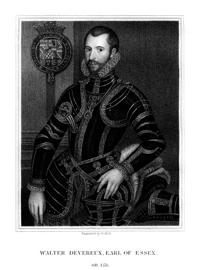 Walter Devereux, 1° Conte di Essex, nobile inglese, 1824 da W. Holl