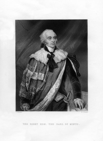 Gilbert Elliot Murray-Kynynmound, 1° Conte di Minto, XIX secolo da W. J. Edwards