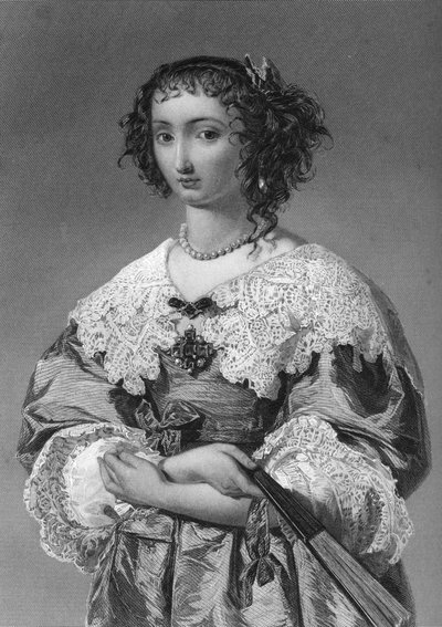 Enrichetta Maria di Francia, regina consorte di Re Carlo I da W. J. Edwards