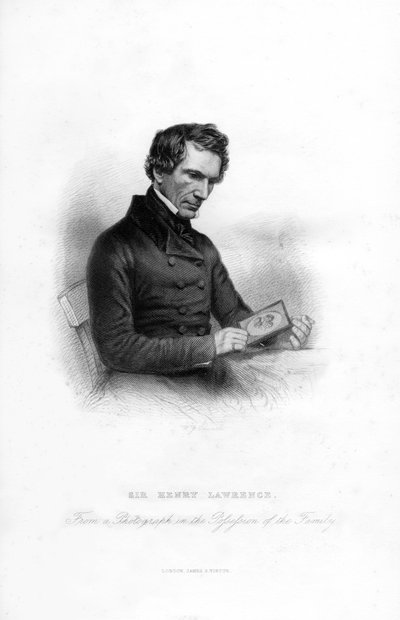 Sir Henry Montgomery Lawrence, soldato e statista britannico in India da W. J. Edwards